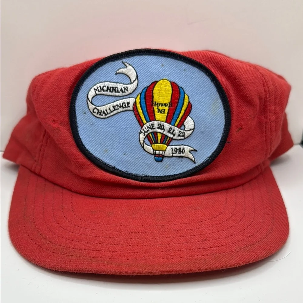 Vintage 50's Michigan‎ Challenge Hot Air Balloon Cap